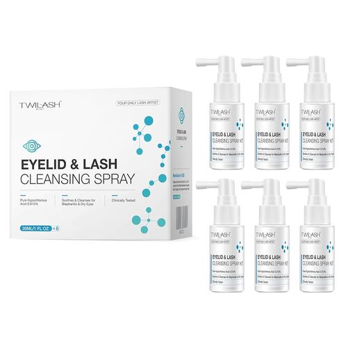 Eyelid & Lash Cleansing Spray 6 Pack Kit – 6 x 30ml | Pure Hypochlorous Acid Eye Wash for Soothing & Cleansing Blepharitis & Dry Eyes in Saudi Arabia