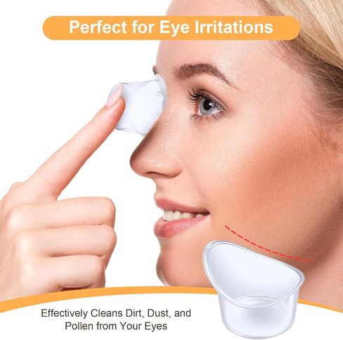 SHENLIU 20 Packs of 5 ml Disposable Eyes Washes Cups, Portable Plastic Measuring Cups, Eyes Wash Sets Bath Eye Wash Eye Care Tools for Drops Elderly and Travel Cleaning, Quick Fatigue Relief in Saudi Arabia
