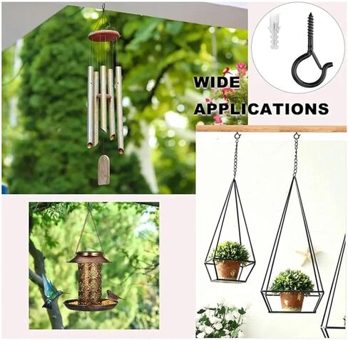 خطاف زنبركي، 20 قطعة خطاف معدني على شكل عين خروف، مشبك زنبركي على شكل حرف Q، خطافات تعليق فانوس لولبية in Kuwait