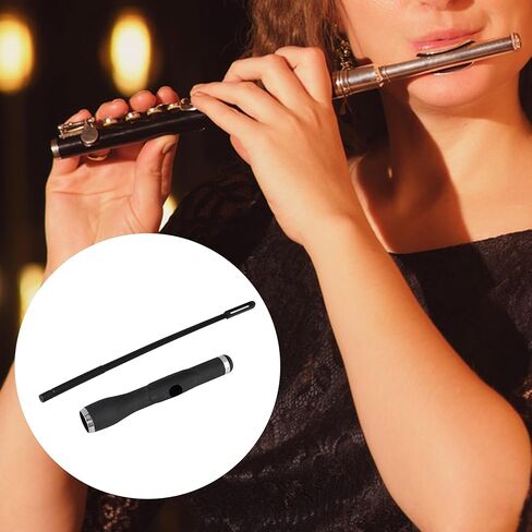 BQLZR Woodwind Instrument Repair Parts Wood Piccolo Head Joint 0.59" ID w/Flute Rod in Saudi Arabia