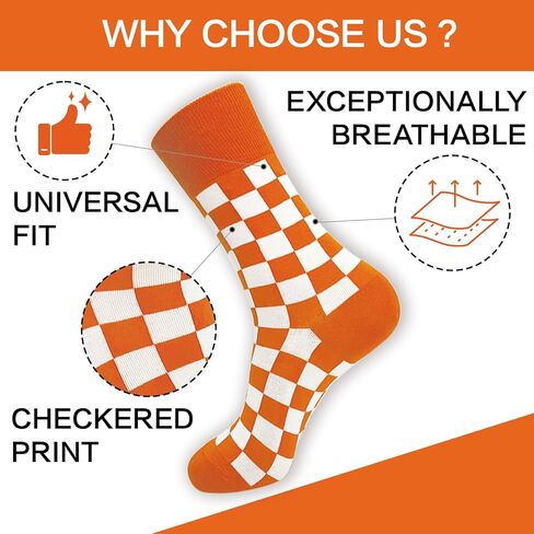 زوجان من جوارب الأطفال باللونين البرتقالي والأبيض، ملابس شبابية من القطن والألياف اللدنة لمحبي تينيسي فولز وخريجي الجامعة، مقاس 9-12 in Kuwait