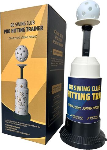 Pop-Up Baseball Trainer for Hitting Practice, Pro Hitting Training Equipment with Ball Launcher Action, Skill Development Tool for Timing & Contact in Kuwait