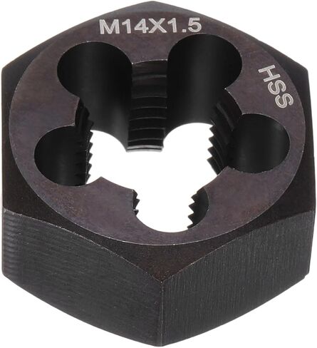 M12 x 1.5 Standard Hex Die Right Hand Metric Machine Threaded High Speed Steel for Threading Cutting Carbon Steel, Alloy Steel, Stainless Steel, Copper, Aluminum in Saudi Arabia