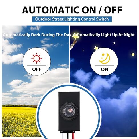 Macarrie 20 Pieces Dusk to Dawn Sensor for Outdoor Lighting 100-277v Photoelectric Switch Bulk Photocell Light Sensor Photocell for Outdoor Lighting for Most Outdoor Lighting Fixtures in Saudi Arabia