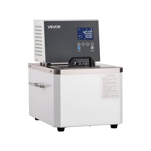 VEVOR Laboratory High-Temperature Circulating Oil Bath, Up to 300℃/572℉, 6 L Lab Constant Temperature Heating Tank, 0.1℃ High Precision, Internal and External Dual Circulation, for Laboratory in Saudi Arabia