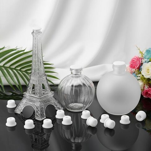 30Pcs 5 Sizes Silicone Hole Plug Waterproof 9.5-15mm - Rubber Stoppers Plugs White Bottle Stopper for Bottles Pipes Flower Pots - Round Stopper Seal Button Plugs in Saudi Arabia