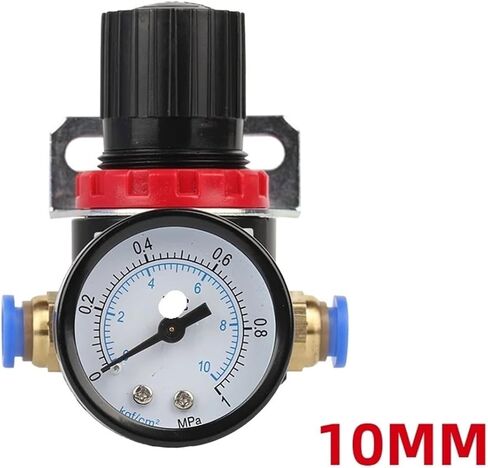 Pneumatic Air Compressor AR2000 1/4" Thread BSP Pressure Regulator Reduction Valve 4MM 6MM 8MM 10MM 12MM Connector Fittings in Saudi Arabia