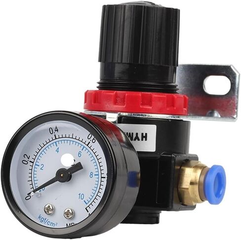 Pneumatic Air Compressor AR2000 1/4" Thread BSP Pressure Regulator Reduction Valve 4MM 6MM 8MM 10MM 12MM Connector Fittings in Saudi Arabia