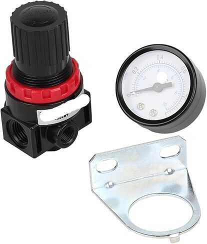 Pneumatic Air Compressor AR2000 1/4" Thread BSP Pressure Regulator Reduction Valve 4MM 6MM 8MM 10MM 12MM Connector Fittings in Saudi Arabia