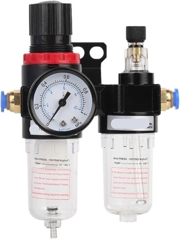AFC2000 AFR2000 + AL2000 G1/4 ضاغط الهواء فاصل الزيت والماء يستخدم فلتر الهواء لتقليل منظم صمام الضغط in Kuwait