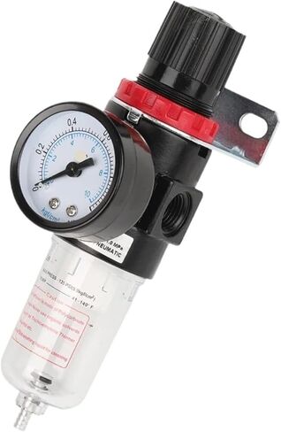 AFR2000 G1/4 Pneumatic Air Filter Regulator with Pressure Gauge Flow Control Valve Air Compressor Drain Speed Controller in Kuwait