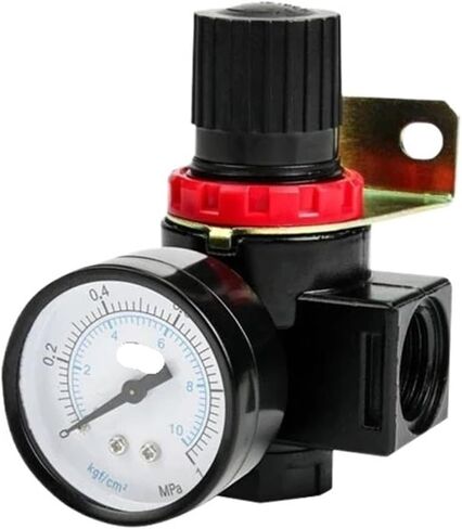 Pneumatic Valve Pressure Regulating Valvev 1/4" 3/8" 1/2" Air Compressor Air Pump Pressure Adjustment BR2000/3000/4000 in Kuwait