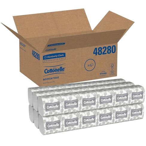 Scott Professional Hygienic High-Capacity Folded Tissue (48280), 2-Ply, White, Single Pull, (250 Sheets/Pack, 36 Packs/Case, 9000 Sheets/Case) in Kuwait