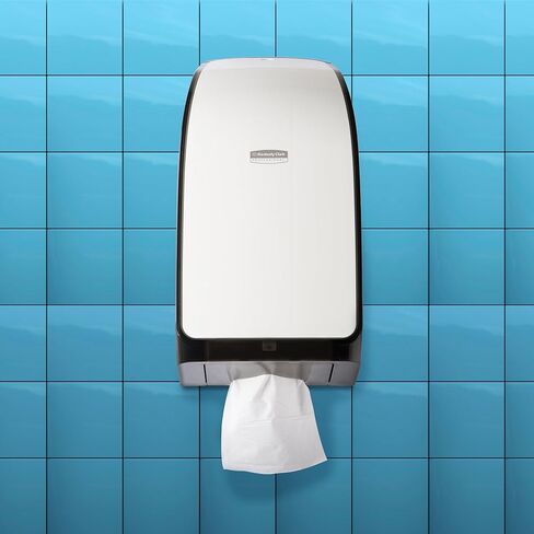 Scott Professional Hygienic High-Capacity Folded Tissue (48280), 2-Ply, White, Single Pull, (250 Sheets/Pack, 36 Packs/Case, 9000 Sheets/Case) in Kuwait