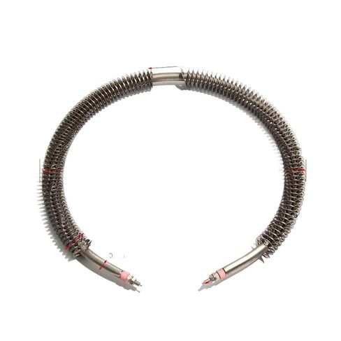 220V Circular Dry Burning Heating Tube - 304 Stainless Steel Finned Heating Element for Spin Dryer and Core Separation Machine(220V,600W 250mmL) in Kuwait