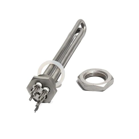عنصر سخان المياه بالطاقة الشمسية 1 بوصة DN25 - 600 وات/900 وات DC12-48V، عنصر تسخين من الفولاذ المقاوم للصدأ 304 لتطبيقات الطاقة الشمسية (NPT، 24V-300W) in Kuwait