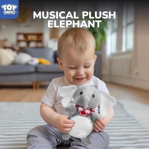 TOY Life Plush Penguin Baby Musical Talking Toys Infant Toys for Baby 0 to 36 Months - Stuffed Newborn Toys with Dancing Singing Toys for Babies Boys Girls Toddlers Baby Toys 0 3 6 9 12 Months in Saudi Arabia