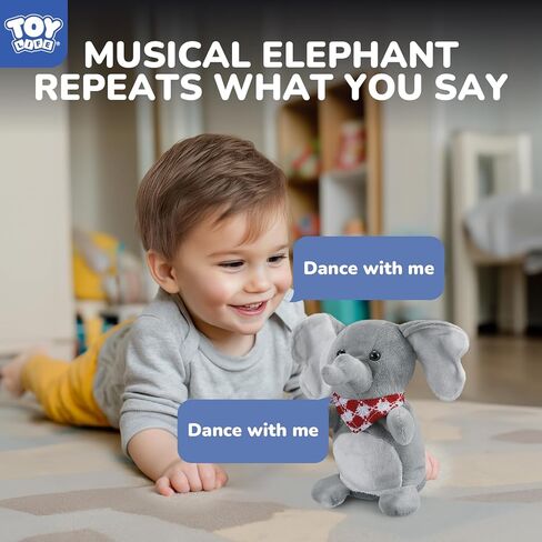 TOY Life Plush Penguin Baby Musical Talking Toys Infant Toys for Baby 0 to 36 Months - Stuffed Newborn Toys with Dancing Singing Toys for Babies Boys Girls Toddlers Baby Toys 0 3 6 9 12 Months in Saudi Arabia