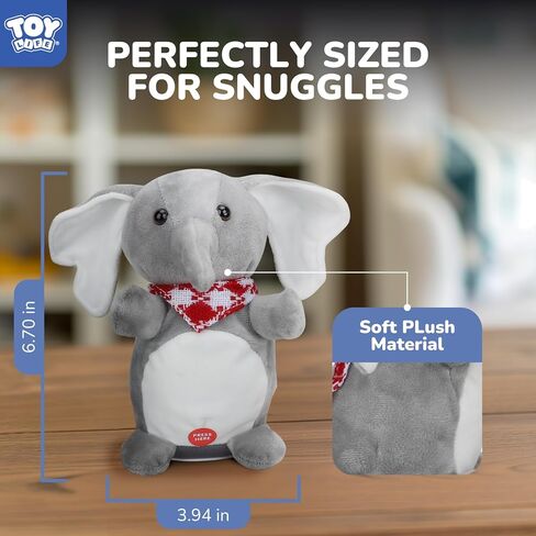 TOY Life Plush Penguin Baby Musical Talking Toys Infant Toys for Baby 0 to 36 Months - Stuffed Newborn Toys with Dancing Singing Toys for Babies Boys Girls Toddlers Baby Toys 0 3 6 9 12 Months in Saudi Arabia