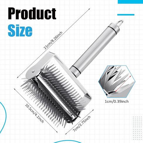 Freeze Drying Pin Roller for Blueberries Stainless Steel, Honey Uncapping Roller in Saudi Arabia