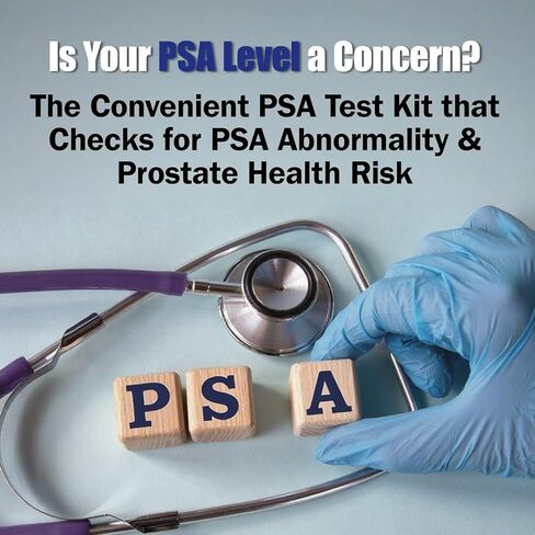 طقم اختبار PSA في المنزل PSA Health، طقم اختبار PSA | اختبار PSA المنزلي في 10 دقائق. دقيقة للغاية، وسهلة القراءة والاستخدام. نتائج سريعة | يشمل جميع مكونات الاختبار in Kuwait