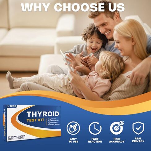 Thyroid Testing kit - at-Home Collection Kit - from Hypothyroidism Expert Doctors-Accurate and Reliable TSH Test kit in Kuwait
