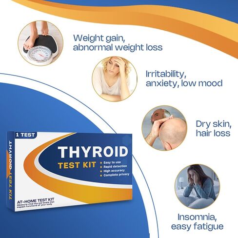 مجموعة اختبارات الغدة الدرقية - مجموعة أدوات التجميع في المنزل - من أطباء خبراء قصور الغدة الدرقية - مجموعة اختبارات TSH دقيقة وموثوقة in Kuwait