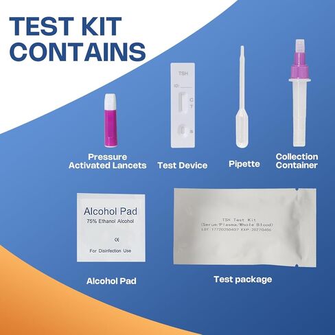Thyroid Testing kit - at-Home Collection Kit - from Hypothyroidism Expert Doctors-Accurate and Reliable TSH Test kit in Kuwait