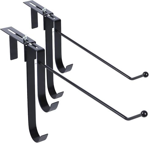 2PCS Pool Fence Hooks Pool Pole Hanger for Swimming Ring,Towel,Adjustable Pool Float Organizer Storage Rack Swimming Accessories Equipment,Indoor and Outdoor Storage,Space-Saving in Kuwait