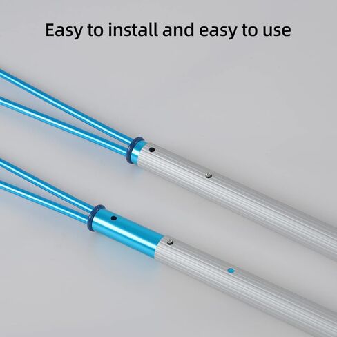 Safety Hook Pool Pole，Swimming Pool Safety Hook with 3.3 Foot Aluminum Telescopic Poles Emergency Life Preserving Saving Rescue Equipment for Drowning Swimmers/Cleaning Pool Walls in Kuwait