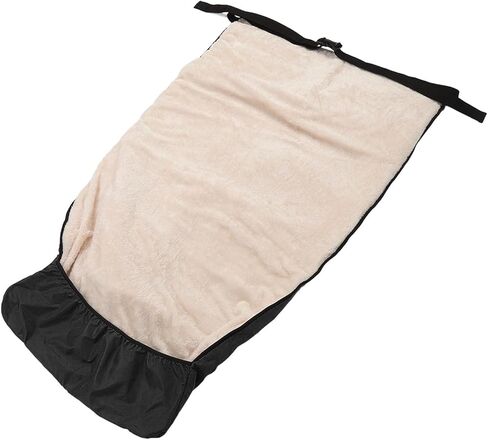 Wheelchair Blanket ,Flannel Thickened Blanket,Soft Breathable Washable Half Wrapped Keep Warm Activities for Elderly Home Hospital Nursing Homes Indoor Outdoor Activities (Black) in Saudi Arabia