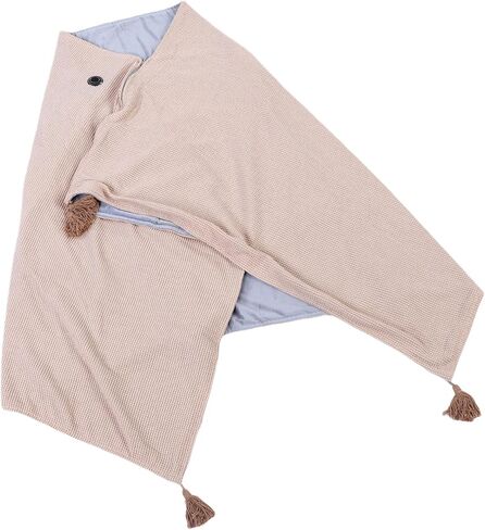 USB Heated Blanket Wrap Luxurious Waffle Fleece Efficient Heating for Home Office Apricot in Saudi Arabia