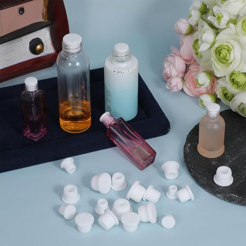 30 Pcs Salt and Pepper Stoppers Plugs Silicone Salt Shaker Stoppers Plug Bottle Stopper Soft Shaker Plug Replacement Reusable 8/9.5/11.5/12.5/13.5/15 mm Stopper Plugs for Pots Bottles Home Kitchen in Saudi Arabia