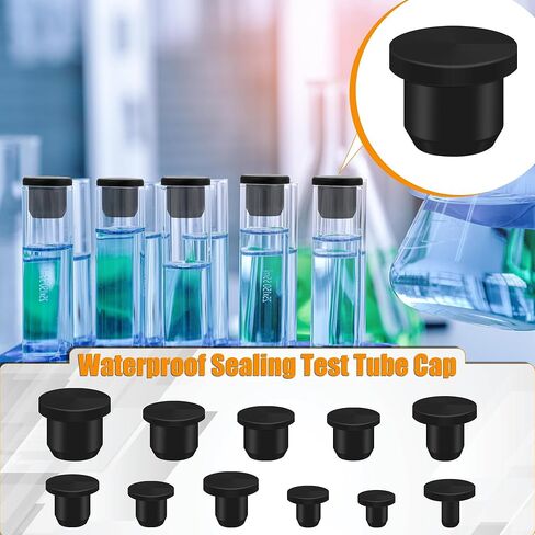 110 Pcs Silicone Rubber Hole Plug, Anglecai 9 Size 4-11mm Rubber Hole Silicone Plug Cap for Powder Coating, High Temp T-Type Holes Plugs Waterproof Sealing Plugs Black Round Pipe Holes in Saudi Arabia