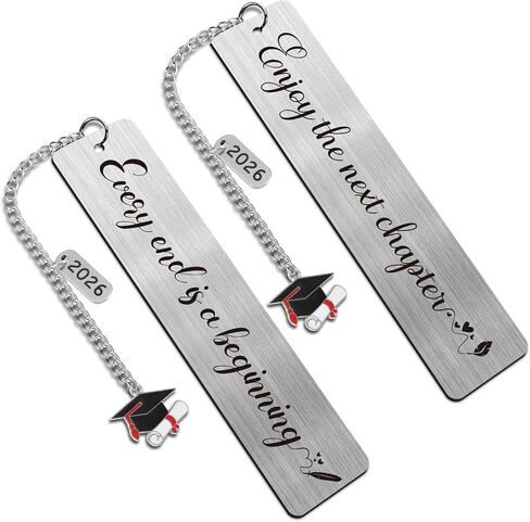 2025 Graduation Gifts for Him Her,Graduation Inspirational Bookmark Elementary High School Seniors College Graduation Gifts for Nurse Students Book Lovers-2Pcs in Saudi Arabia