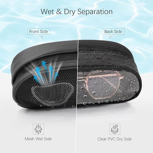 WOMACO Double Swimming Goggles Case for 2 Pairs in Kuwait