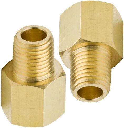 2 Pack, 3/4 x 1/2 Reducer, 3/4" Female NPT x 1/2" Male NPT Brass Reducer. Fitting Thread Adaptor, Conversion Fitting, 2 Pcs in Saudi Arabia