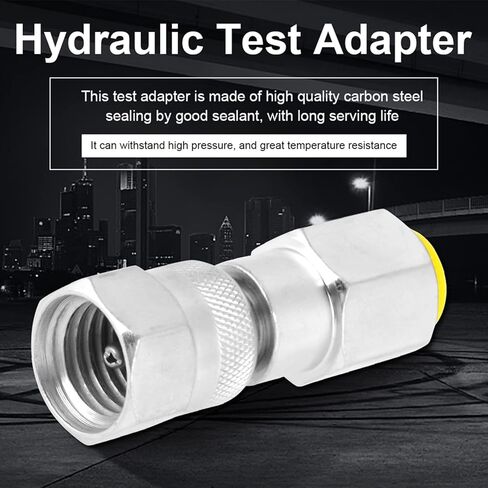 Hydraulic Test Adapter,Testing Coupling Adapter,G1/4 to M16*2 Thread Pressure Test Point Test Coupling Point for Hydraulic System Pressure Detection Lubrication Exhaust Pressure System Oil Sampling in Saudi Arabia