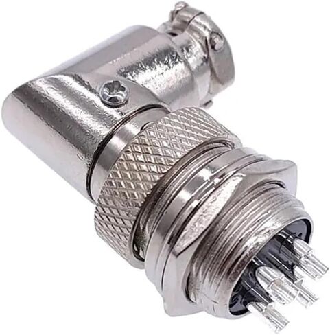 GX16W connector diameter 16mm push-pull elbow connector 2pin3pin4pin5pin6pin7pin8pin9pin10pin 7A125v GX16 male and female plug(3 pin) in Kuwait