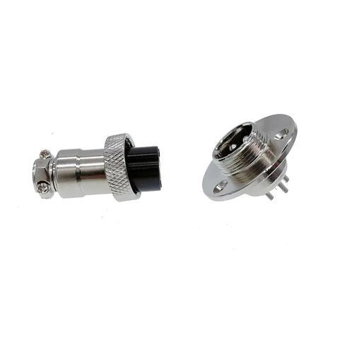GX16 flange 3-hole fixed plug socket 2pin 3pin 4pin 5pin 6pin 7pin 9pin 10pin circular connector(5P) in Saudi Arabia