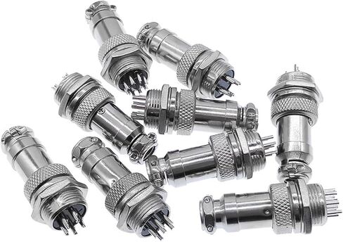 GX16 * 10 قطعة كابل موصل 5/8 بوصة 2 دبوس 3 دبوس 4 دبوس 5 دبوس 6 دبوس 7 دبوس 8 دبوس 9 دبوس 10 دبوس موصل مقبس أنثى (9PIN مقبس 10 قطعة) in Kuwait