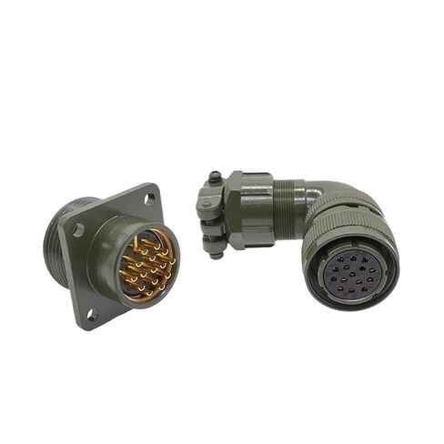 موصل YD28 4-pin 3P + E YD28K15T محرك مقبس حماية معدني (أخضر - 15 دبوس) in Kuwait