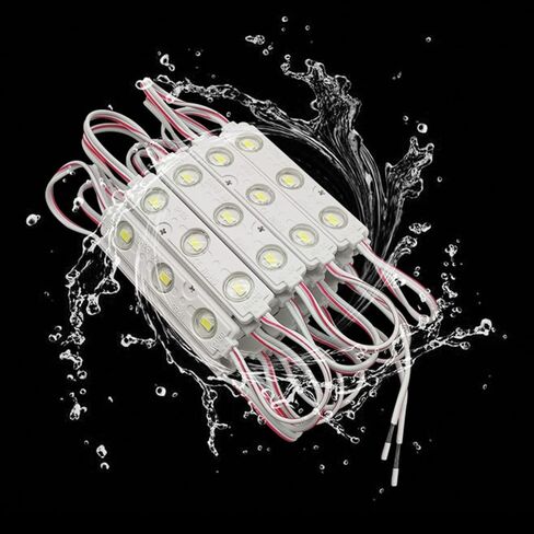 وحدة Led، مصابيح LED للنوافذ 6000K 200 قطعة 99Ft 5730 SMD 150LM لكل وحدة LED IP65 مقاومة للماء للعلامات الإعلانية لعلامة الحروف. (الضوء الأبيض) in Saudi Arabia