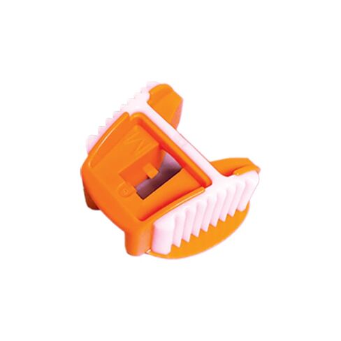 EZ Bite Block Soft – 2-in-1 Disposable Bite Block with Saliva Ejector Holder : Medium - Orange (50 pcs) in Kuwait