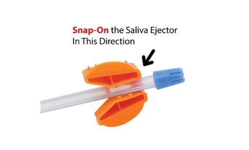 EZ Bite Block Soft – 2-in-1 Disposable Bite Block with Saliva Ejector Holder : Assorted (25xM, 25xL) in Kuwait