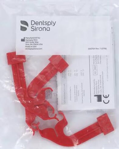 3/Pack Dental XCP-DS 1V Bitewing Basket, 6100 Digital Sensor Holders, Red B-Blocks Autoclavable #1 Vertical in Saudi Arabia