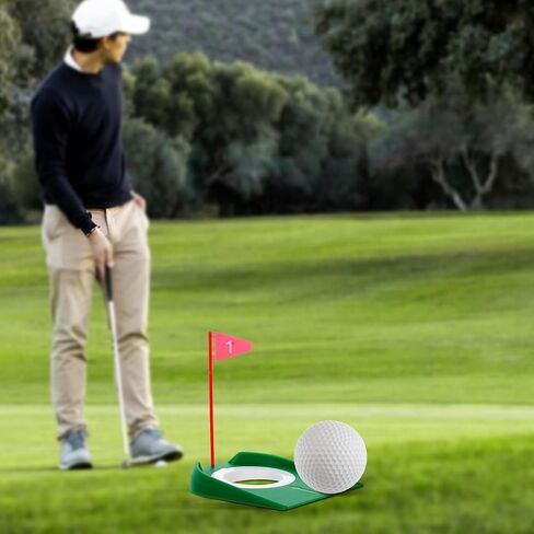 6 Pack Golf Putting Cup with Flags, Plastic Mini Golf Hole Putting Practice Aids,s Accessories for Adult Put Green,Backyard,Indoor Outdoor Practice in Saudi Arabia