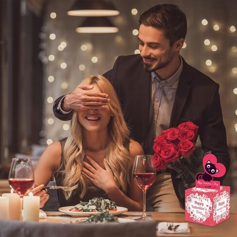 Money Pull Box for Cash,Interactive Atmosphere Prop - Money Cash Roll Box for Valentine's Day,for Home Living Rooms Shop Holiday Events Party Festivals Celebrations Girlfriend Wife in Saudi Arabia