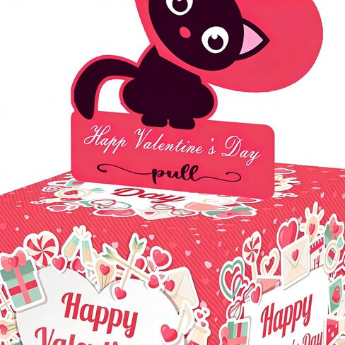Money Pull Box for Cash,Interactive Atmosphere Prop - Money Cash Roll Box for Valentine's Day,for Home Living Rooms Shop Holiday Events Party Festivals Celebrations Girlfriend Wife in Saudi Arabia
