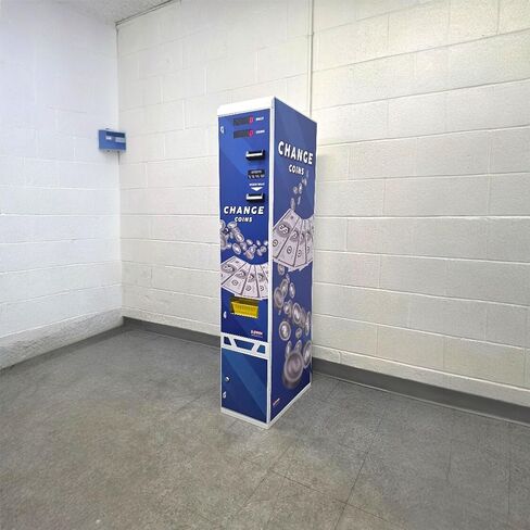 Dollar Bill Changer Bill to Coin or Token Changer Machine MV-103 AW – USD Currency, High-Capacity, Secure System (White) in Saudi Arabia